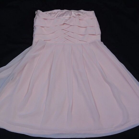 Express Pink Strapless Night Out Dress - Picture 5 of 10